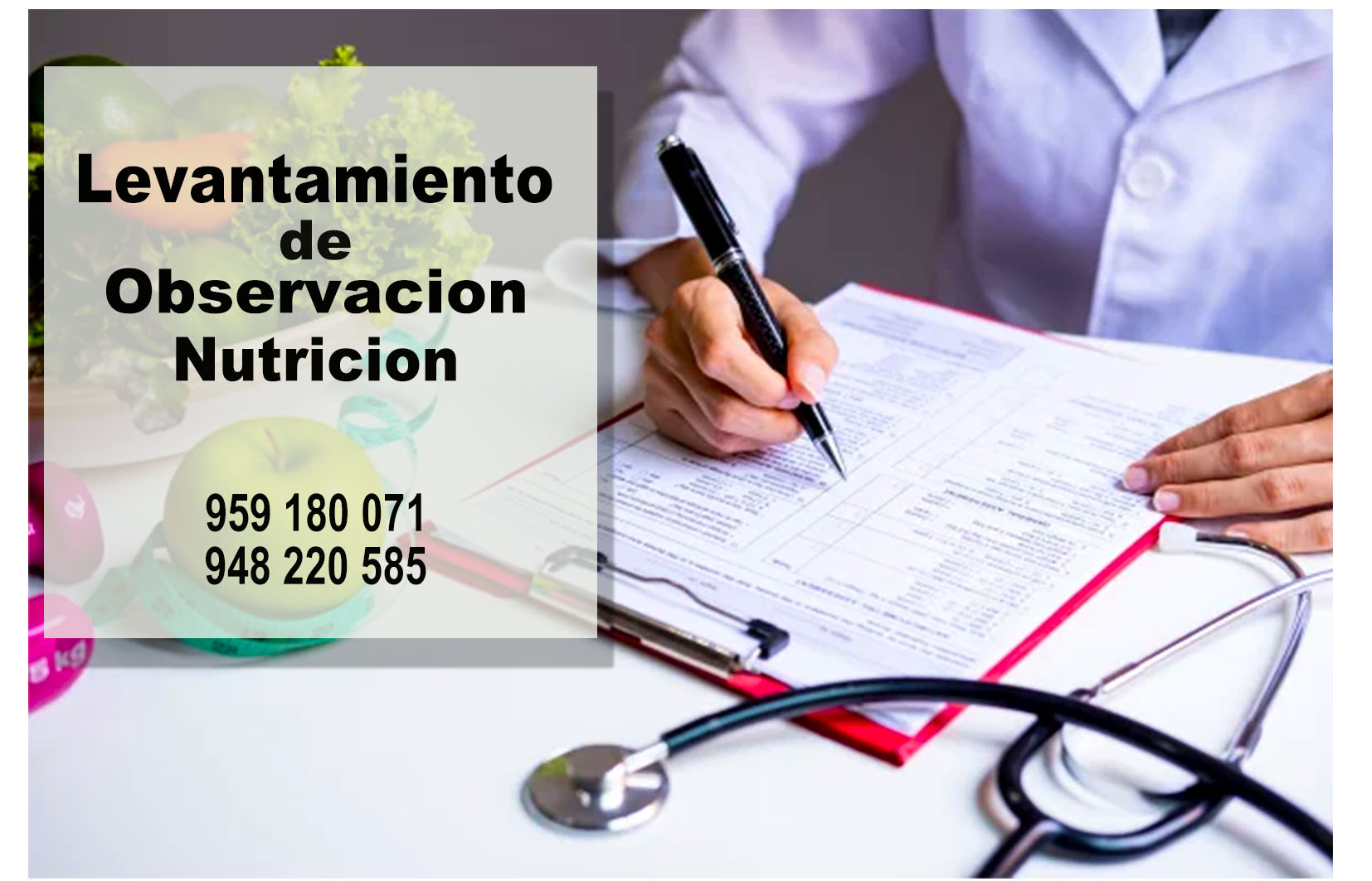 LEVANTAMIENTO DE OBSERVACION NUTRICION